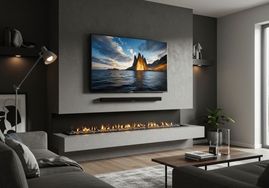 TV Above Fireplace Setup Ideas for a Smart and Stylish Living Room